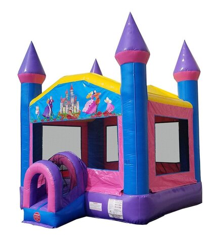 Pink Inflatable Bounce House
